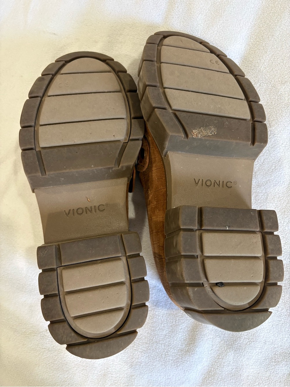 Vionic Brown Suede Penny Loafers - Picture 6 of 7